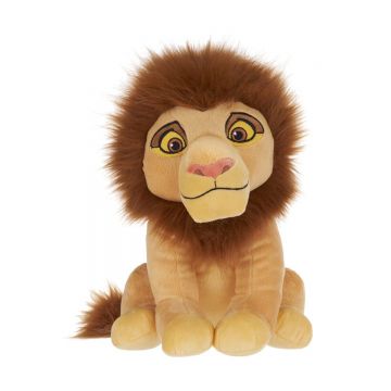 Jucarie din plus Simba Adult, Lion King, Play by Play, 25 cm