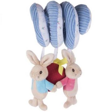 Spirala din plus pentru activitati Peter Rabbit & Flopsy Bunny, 26 cm