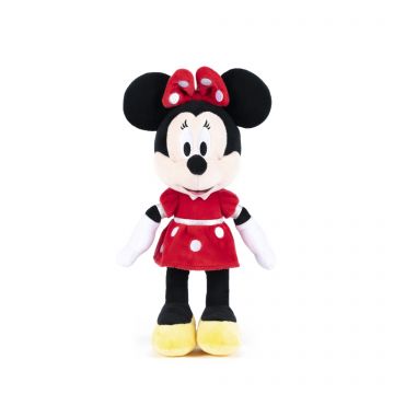 Jucarie de plus Disney Minnie cu rochita rosie, 60 cm