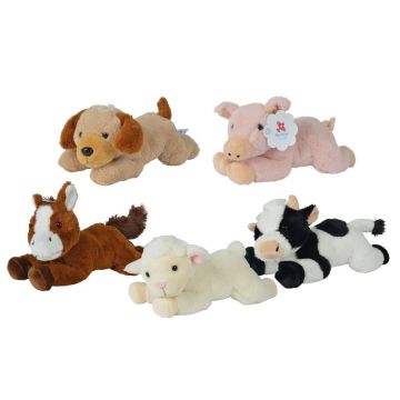 Animalute de ferma de plus Nicotoy 30 cm diverse modele