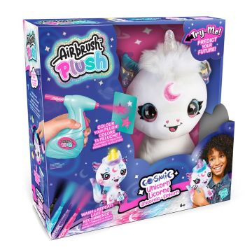 Jucarie de plus de colorat, Airbrush Plush, Light Up Cosmic Unicorn