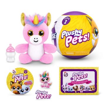 Jucarie de plus cu 5 surprize, Plushy Pets, S2