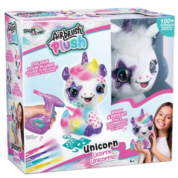 Jucarie de plus de colorat, Airbrush Plush, Unicorn