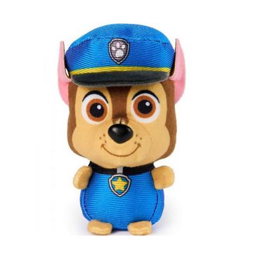 Jucarie de plus Paw Patrol, Chase, 7,5 cm, 20150953