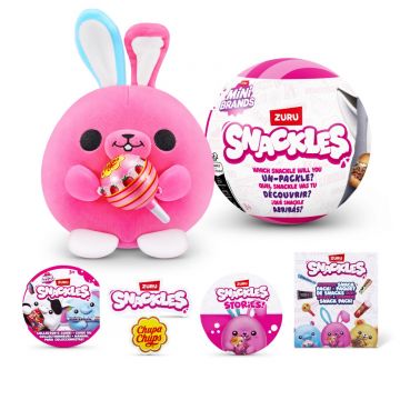 Jucarie de plus surpriza, Snackles, Mini Brands, S1 W2, 11 cm