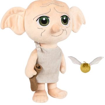 Set 2 Jucarii de plus, Play by Play, Dobby 20 cm si Snitch cu sunete 8/25 cm, Harry Potter