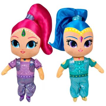 Set 2 jucarii de plus, Play By Play, Shimmer si Shine, 30 cm